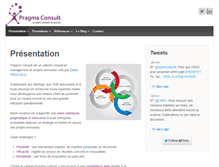 Tablet Screenshot of pragma-consult.fr
